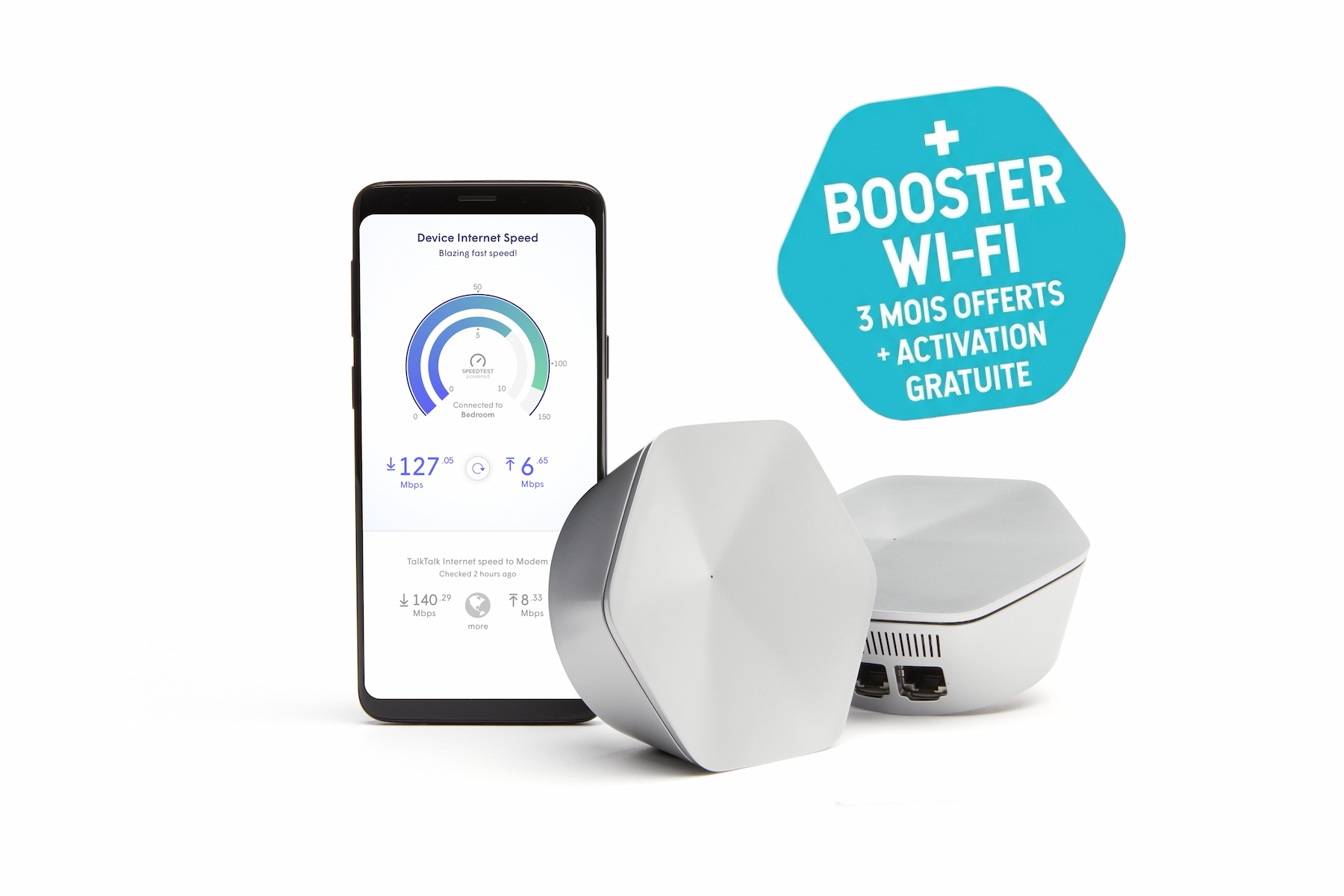 SuperPods et application de contrôle Wi-Fi